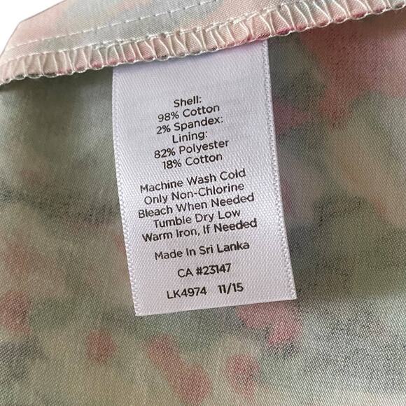 TALBOTS Women's Size 14 Dress Impressionist Floral Print Sleeveless Summer - Picture 8 of 9